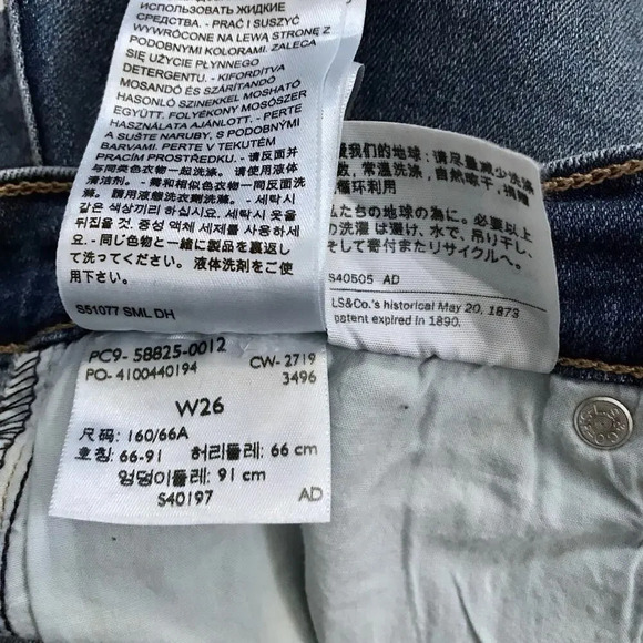 Levi's NWOT 724 High Rise Straight Crop Jeans Women 26 - Picture 12 of 12